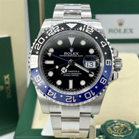 rolex gmt batman for sale